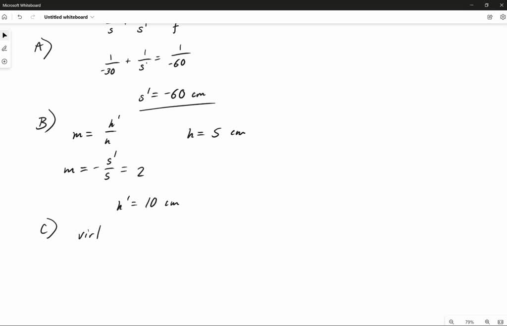 SOLVED HW2 A concave cosmetic mirror has a focal length of 60 cm. A 5