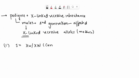 please-answer-the-following-questions-about-an-x-linked-mutant-trait-w-based-on-the-pedigree-shown-above-right-and-explain-why-1-what-are-the-genotypes-of-individual-1-2-in-generation-and-56-39314