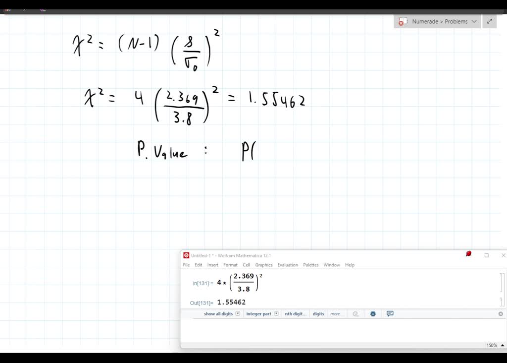 SOLVED To test the hypothesis that the population standard deviation