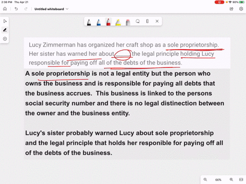 lucy-zimmerman-has-organized-her-craft-shop-as-a-sole-proprietorship-her-sister-has-warned-her-about-_____-the-legal-principle-holding-lucy-responsible-for-paying-off-all-of-the-debts-of-the-74233