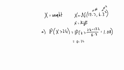 3-the-weights-of-packages-carried-by-ups-courier-service-has-a-normal-distribution-with-a-mean-of-172-ounces-and-a-standard-deviation-of-63-ounces-draw-the-density-curve-for-each-question-round-to-fou