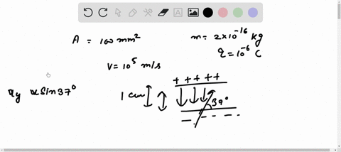 two-horizontal-metal-plates-each-100-mm-square-are-aligned-100-mm-apart-with-one-above-the-other-they-are-given-equal-magnitude-charges-of-opposite-sign-so-that-a-uniform-downward-electric-f-69193