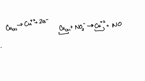 Cus Method 1. In an acid solution using the half-reaction method balance the ...