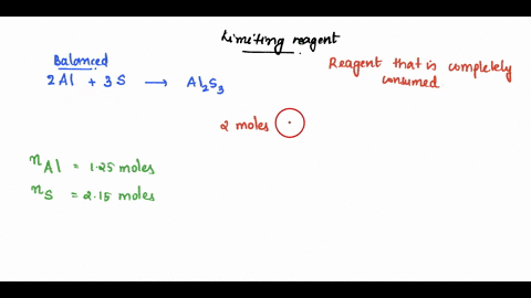 15-aluminium-reacts-with-sulphur-t0-form-aluminium-sulphide-initially-125-mol-aluminium-and-215-mol-sulphur-are-combined-iwrite-balanced-chemical-equation-ii-what-is-limiting-reagent-iii-wha-48691
