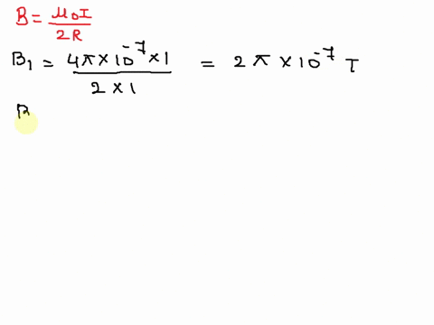 two-circular-current-loop-with-r110m-and-r220m-are-centered-at-the-origin-and-lie-flat-in-the-x-y-plane-the-current-in-the-inner-loop-is-1a-in-the-clockwise-directionthe-current-in-the-outer-34427
