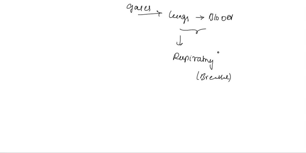 SOLVED: The exchange of gases between the lungs and the blood occurs by ...