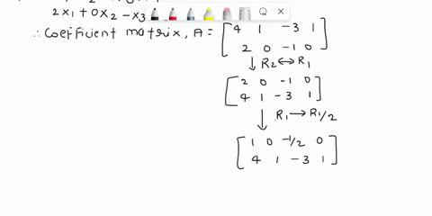 each-of-problems-1-12-use-the-reduced-coeffi-cient-matrix-t0-write-general-solution-in-terms-of-one-more-column-matrices-also-determine-the-dimension-of-the-solution-space-and-basis-for-this-92943