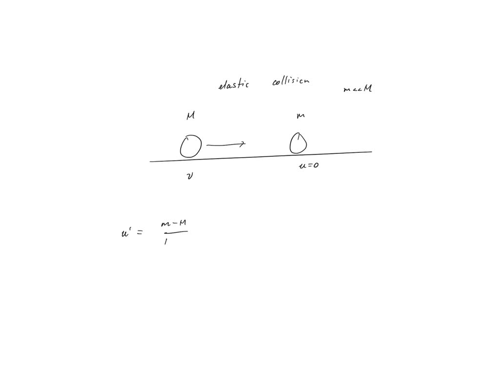 SOLVED In an elastic collision, one ball has initial velocity v when it collides headon with