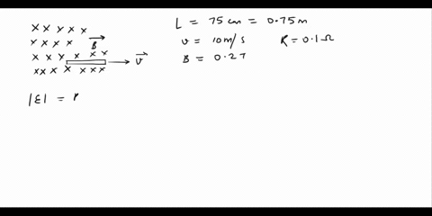 a-sliding-bar-has-length-of-75-cm-and-is-pushed-to-move-at-10-ms-to-the-right-in-a-magnetic-field-of-magnitude-02-t-the-resistant-in-the-circuit-is-01-ohms-determine-the-direction-of-the-ind-42065