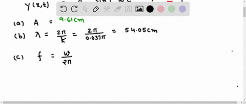 the-equation-of-a-transverse-wave-traveling-along-a-very-long-string-is-y-961-sin00370x-435t-where-x-and-y-are-expressed-in-centimeters-and-t-is-in-seconds-a-the-amplitude-b-the-wavelength-c-99389