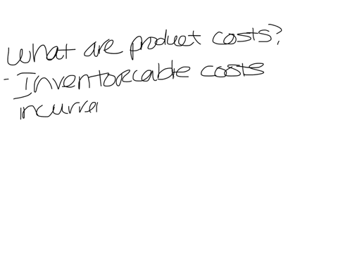 what-are-product-costs