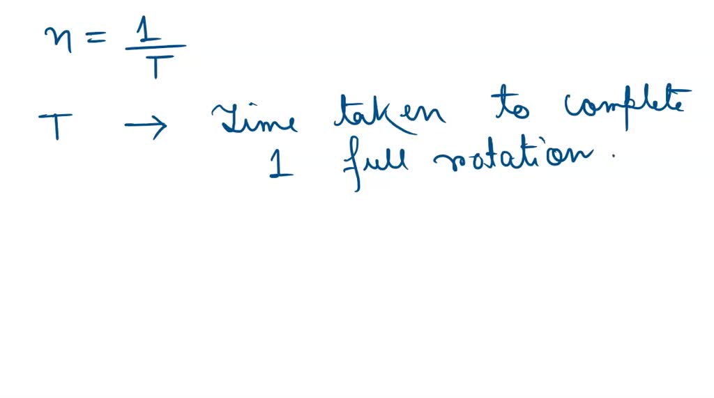 SOLVED The angular velocity of the second hand of a clock in rad/s