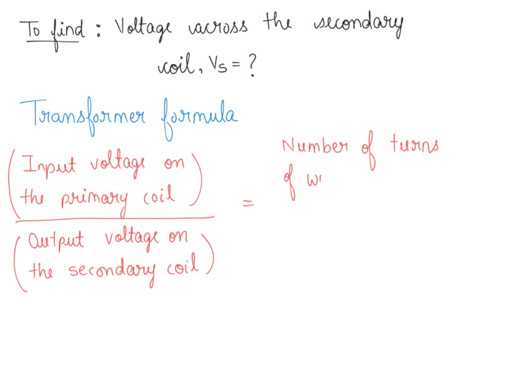 SOLVED transformer has 200 turns in the primary, 50 turns in the