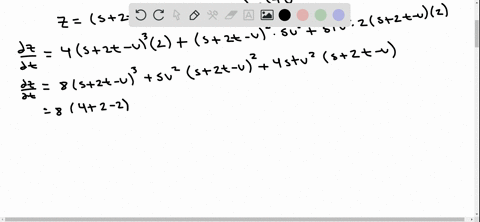 use-the-chain-rule-to-find-the-indicated-partial-derivatioves