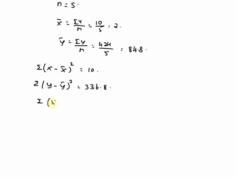 the-table-below-gives-the-number-of-hours-five-randomly-selected-students-spent-studying-and-their-corresponding-grades-using-this-data-consider-the-equation-of-the-regression-line-yb0b1x-fo-05299