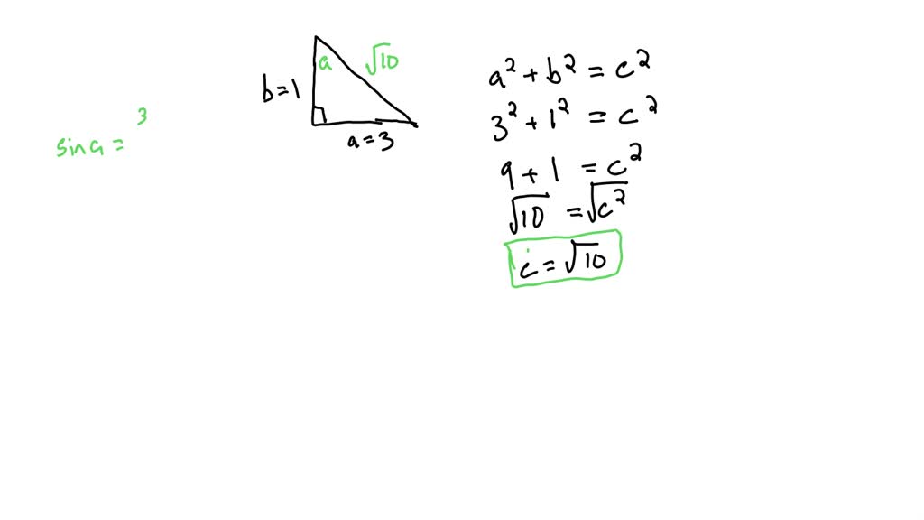 Solved The Following Problem Refers To Right Triangle Abc With C 90° Use The Given 3506