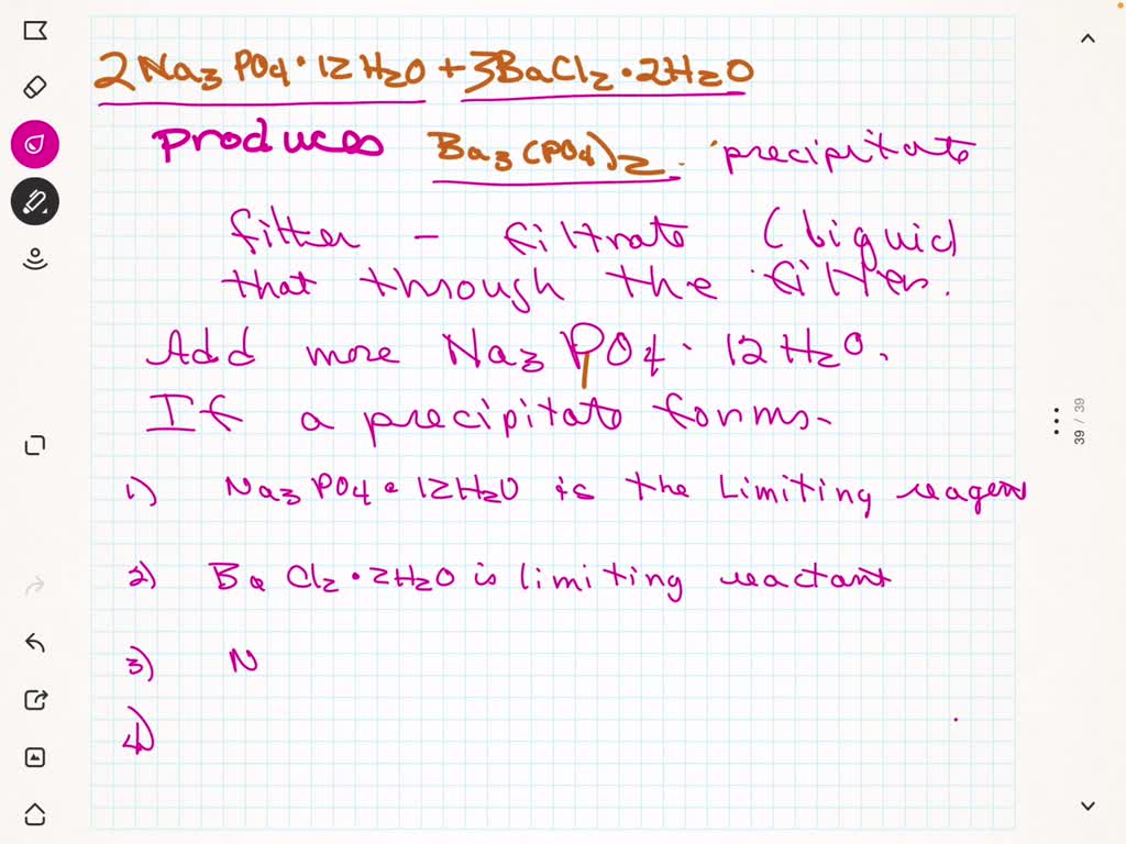 SOLVED Reaction between sodium phosphate dodecahydrate (NazPO412HzO