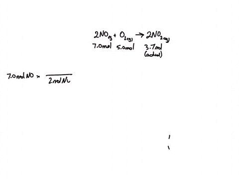 in-the-reaction-below-70-mol-of-no-and-50-mol-of-o2-are-reacted-together-the-reaction-generates-37-mol-of-no2-what-is-the-percent-yield-for-the-reaction-2-no-g-o2-g-2-no2-g-09212