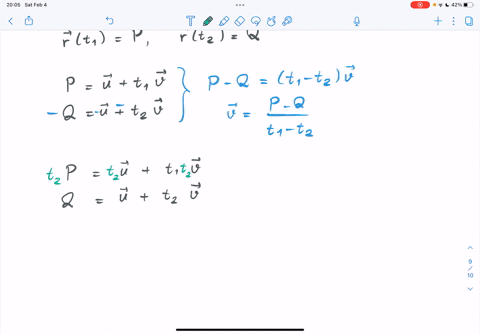 point-find-a-vector-parametric-equation-ft-for-the-line-through-the-points-p-53-2-and-q-18-c4-for-each-of-the-given-conditions-on-the-parameter-t-a-if-f0-53-2-and-77-184-then-b-if-74-pand-78-15471