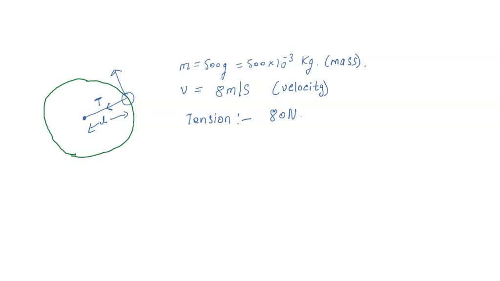 SOLVED: A ball of mass 500g attached to a light inextensible strings ...