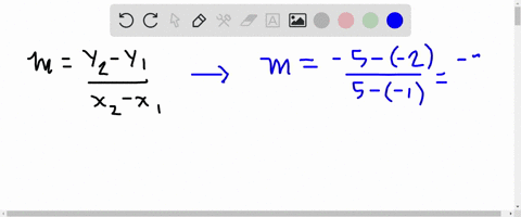 find-an-equation-of-the-line-that-passes-through-the-given-points-let-x-be-the-independent-variable-and-y-be-the-dependent-variable-1-2-and-5-5-96805