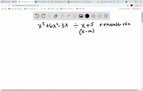 use-the-remainder-theorem-to-find-the-remainder-when-the-function-fxx36x2-3x-is-divided-by-x5-69193