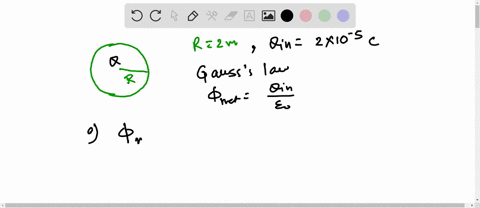 a-calculate-the-electric-flux-through-a-gaussian-sphere-of-radius-2-m-which-has-a-net-charge-of-20e-5-c-at-its-center-in-nm2-c-b-calculate-the-value-of-the-electric-field-on-the-surface-of-t-08331