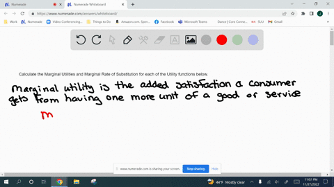 calculate-the-marginal-utilities-and-marginal-rate-of-substitution-for-each-of-the-utility-functions-below-remember-marginal-utility-of-a-given-good-gives-us-the-impact-of-an-additional-unit-91799