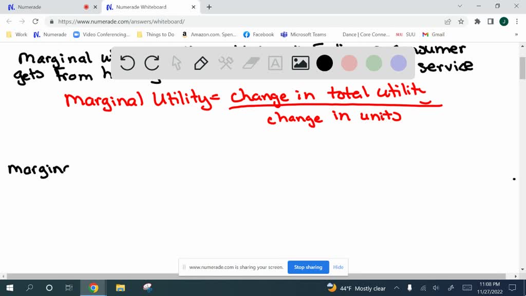 SOLVED Calculate the Marginal Utilities and Marginal Rate of