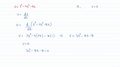 the-position-of-a-particle-at-time-t-seconds-is-st3-4t2-8t-meters-find-the-particles-acceleration-each-time-the-velocity-is-zero-21792