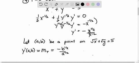 point-find-the-sum-of-the-x-and-y-intercepts-of-any-tangent-iine-to-the-curve-vi-v-v5-15777