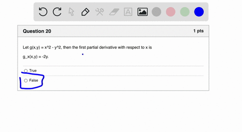 question-20-1-pts-let-gxy-x2-y2-then-the-first-partial-derivative-with-respect-to-x-is-g_xxy-2y-true-false-16168