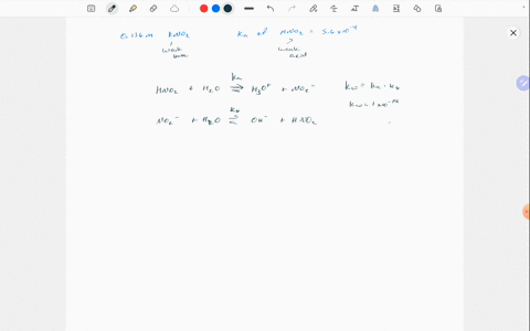 calculate-the-ph-of-0136-m-potassium-nitrite-kno2-the-ionization-constant-of-nitrous-acid-hno2-is-ka-56-x-10-4-99952
