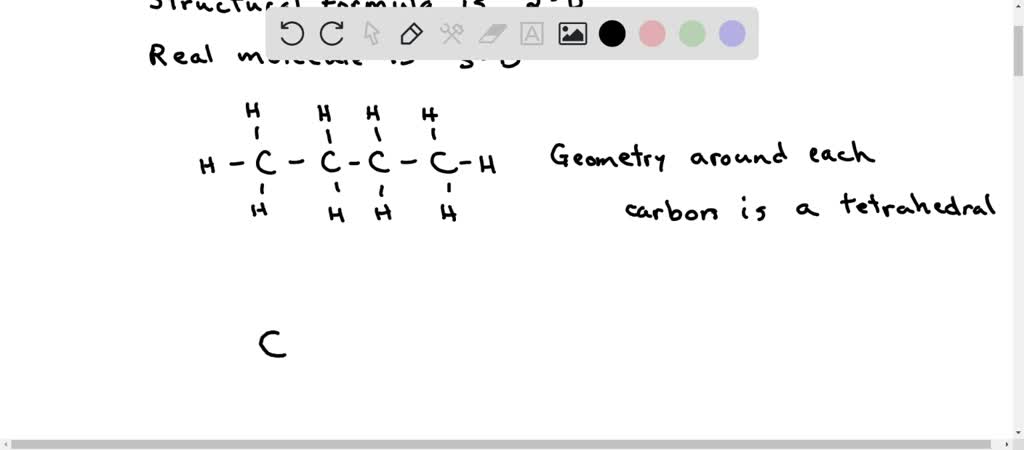 SOLVED: The condensed structural formula of butane is CH3CH2CH2CH3 ...