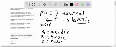 based-on-your-understanding-of-ph-answer-the-following-questions-question-1-you-measured-the-ph-of-three-solutions-solution-a-solution-b-and-solution-c-the-ph-meter-reads-55-for-solution-a-a-89328