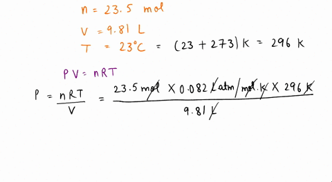a-cylinder-containing-235-moles-of-nitrogen-gas-has-a-volume-of-981-liters-what-is-the-pressure-of-the-gas-at-238c-theflok_contains-286-gof-soz-gas-at-40pcthe-pressure-of-the-gas-is-850-torr-30706