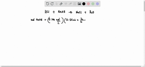 the-titration-of-1000-ml-of-an-hcl-solution-of-unknown-concentration-requires-1254-ml-of-a-0100-m-naoh-solution-to-reach-the-equivalence-point-what-is-the-concentration-of-the-unknown-hcl-so-01349