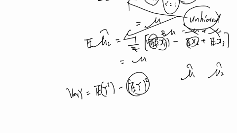 4-15-marks-let-leftx_1-x_2-cdots-x_nright-be-iid-samples-of-a-random-variable-x-with-mean-mu-and-variance-sigma2-where-n3-consider-the-following-estimators-of-mu-1-beginarrayc-hatmu_1frac1n-sum_i1n--2