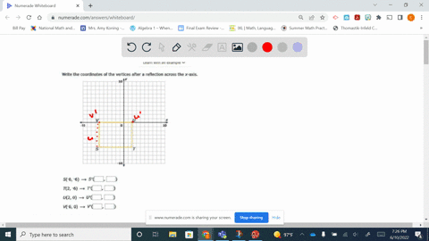 write-the-coordinates-of-the-vertices-after-a-reflection-across-the-x-axis-reflections-fad-tre-coordi-ixlcommathgeometryreflections-find-the-coordinates-learn-vith-an-example-unswered-write-61029