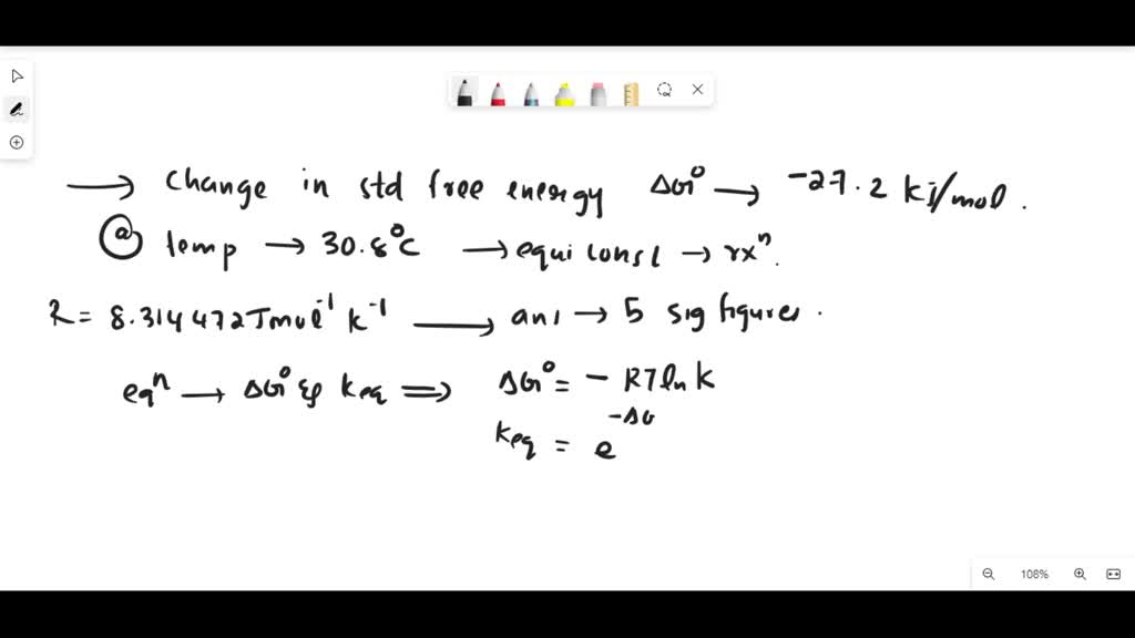 Solved llll the reaction has a value of K greater than 1 at