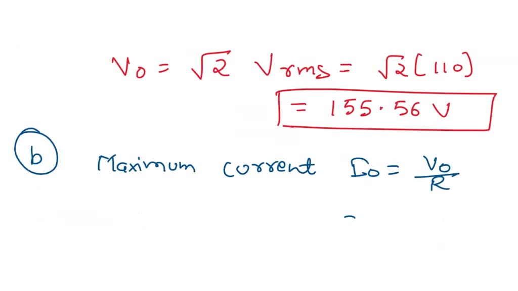 A hobbyist builds a circuit in which an AC power supply with an rms ...