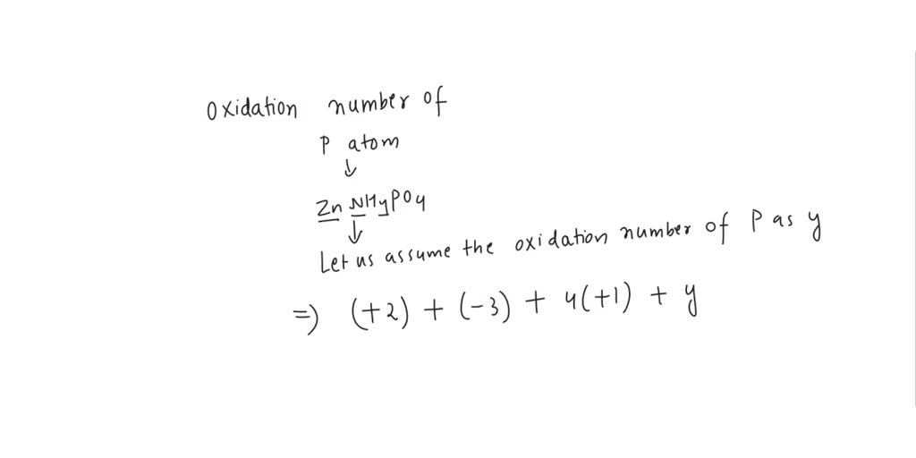 SOLVED The oxidation state of zinc in tetrahydroxozincate ion Zn(OH)42