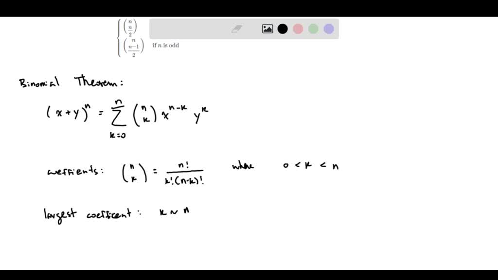 SOLVED: Prove that, for any positive integer n, if we expand the ...