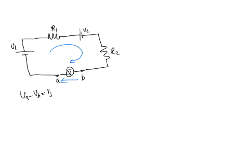 find-v3va-vb-and-its-polarity-if-the-current-in-the-following-circuit-is-04-awrite-the-final-answer-without-unit-v1500vv2100vr15ohmr2200ohm-r1-v2-ww-i-a-b-03882