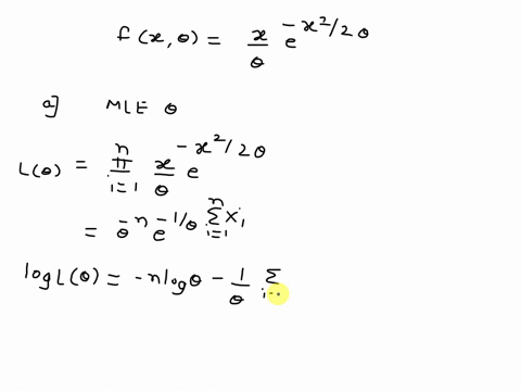 question3-13-marks-let-x1x2-xn-be-a-random-sample-with-pdf-fs-0-i-0-and-0-0-find-the-maximum-likelihood-estimator-mle-for-0-find-the-method-of-moment-estimator-mme-for-0-let-x1x2-xn-be-rando-44304