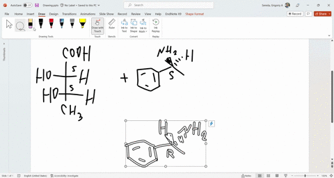 reaction-of-2-mole-2s-3s-dihydroxybutanoic-acid-with-1-mole-racemic-1-phenylethylamine-yields-to-ammonium-salts-please-write-reaction-what-stereochemistry-would-you-expect-the-products-from-this-react