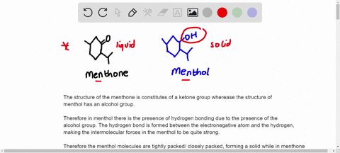 menthone-and-menthol-are-both-isolated-from-mint-explain-why-menthol-is-a-solid-at-room-temperature-43464