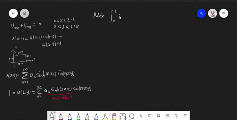 12-marks-the-solution-of-laplaces-equation-uis-uyy-0-0-1-l-0-y-m-satisfying-the-boundary-conditions-10-0-rm-0-0u-0-lu-fu-has-the-form-urv-2-an-sinh-t-sin-t-find-the-solution-of-laplaces-equa-23689