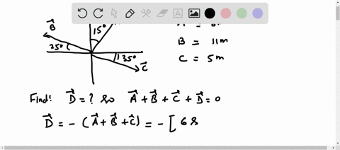 consider-the-vectors-a-b-and-c-drawn-below-bb-11-m-15-aa-6-m-258-358-cc-5-m-a-draw-fourth-vector-d-such-that-the-sum-of-all-the-vectors-adds-to-zero-a-b-c-d-0-b-what-is-the-magnitude-and-dir-23807