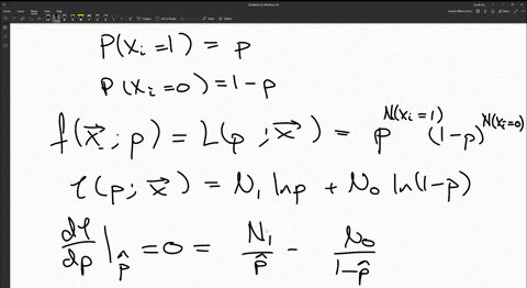 3-a-suppose-that-xi-x-form-a-random-sample-from-bernoulli-distribution-with-parameter-p-find-the-mle-of-p_-suppose-that-x-follows-bernoulli-distribution-with-parameter-p-0-1-find-the-mle-of-73031